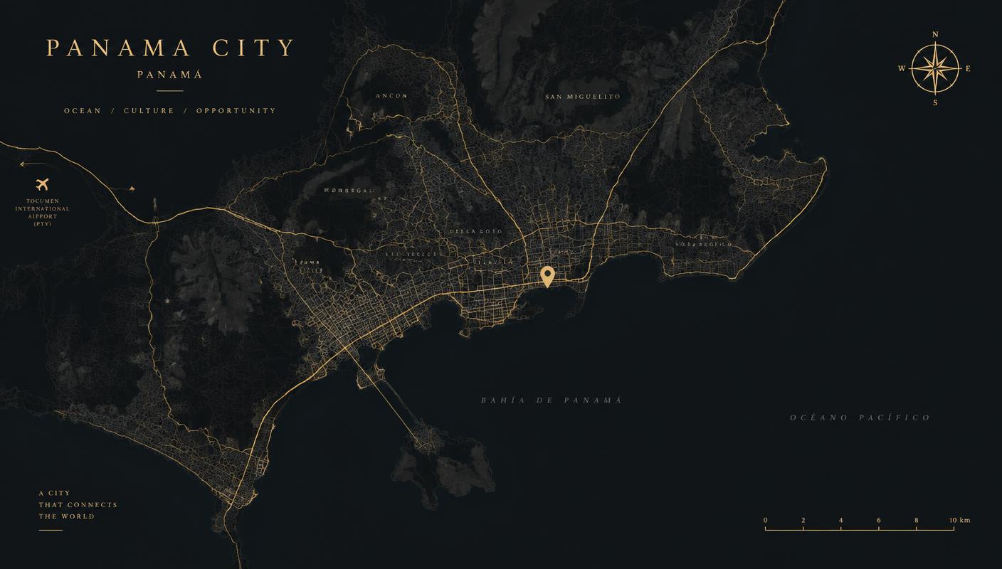 Mapa ilustrativo DEMO de la Ciudad de Panamá